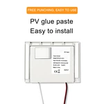 Single Key Monochrome Mirror Light Touch Sensor Switch