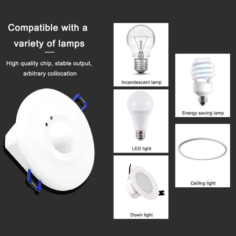 Microwave Radar Sensor Light Control Switch