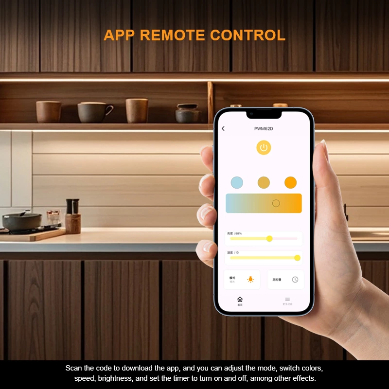 Three Color RF Wireless Full Touch Panel Dimmer