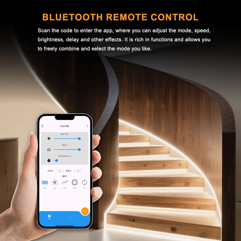 Bluetooth Staircase Led Strip Light Controller