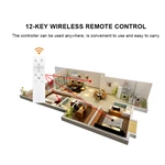 Wireless double color water flow controller