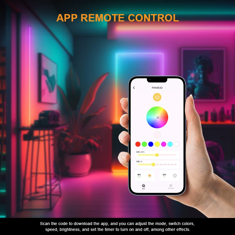 RGB RF Wireless Full Touch Panel Dimmer