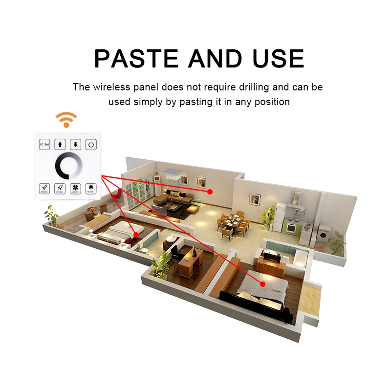 Wireless panel Ssingle color flow controller