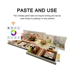 Wireless panel RGB water flow controller