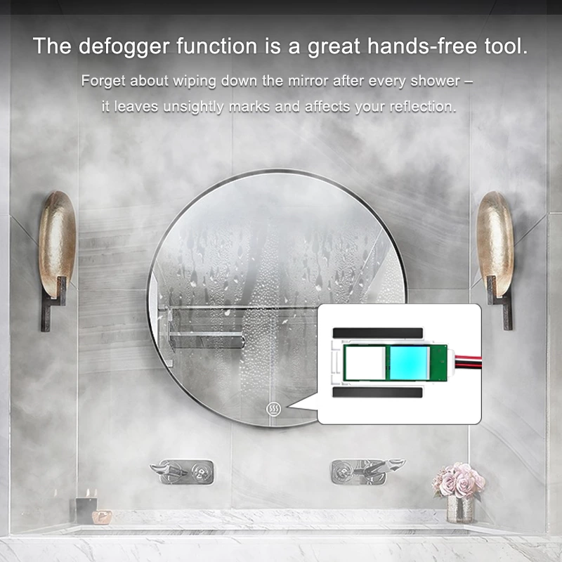 2-Button 3-Color Mirror Touch Switch (with Defogger)