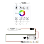 Wireless panel RGB water flow controller