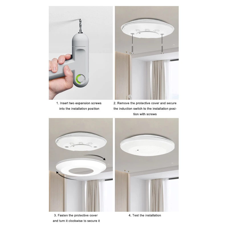 Economy Ultra Slim Microwave Radar Sensor Switch