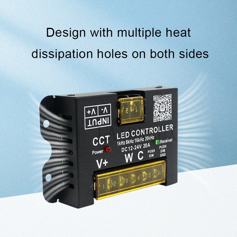 Three Color RF Wireless Full Touch Panel Dimmer