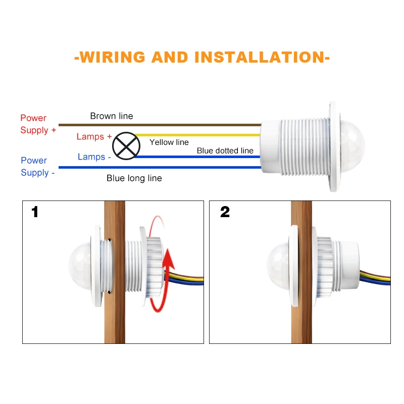 Human Body Infared Motion Sensor Detector