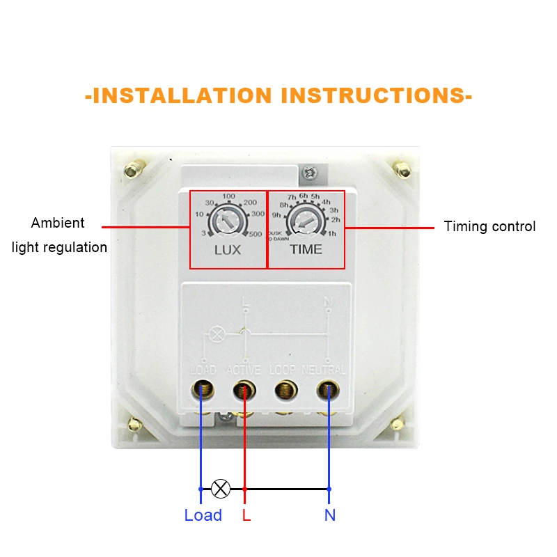 Waterproof Light-Controlled Switch