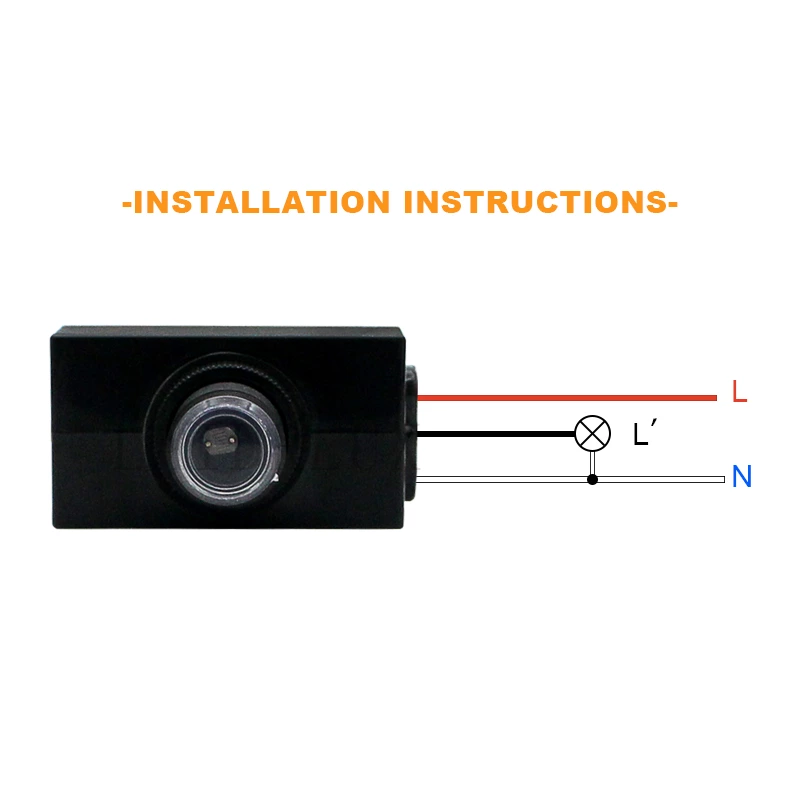 Dusk-to-Dawn Electronic Photocell Sensor Switch