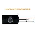 Dusk-to-Dawn Electronic Photocell Sensor Switch