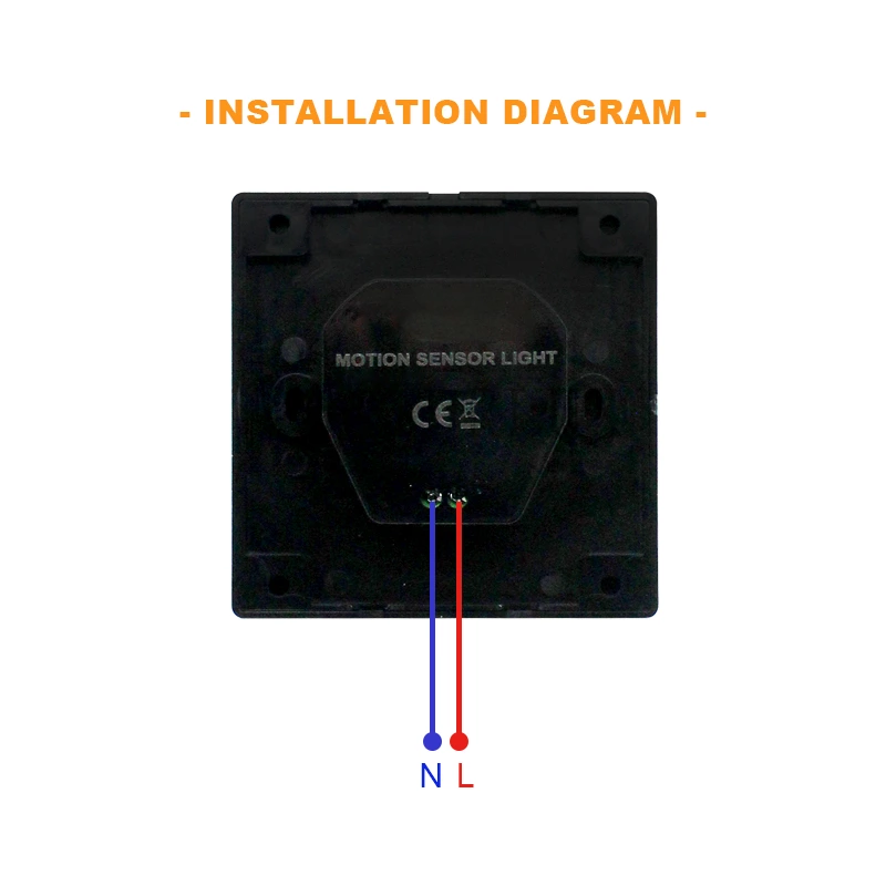 86 Type Wall-Mounted LED Human Body Motion Sensor Stair Light