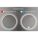 Single Key Monochrome Mirror Light Touch Sensor Switch