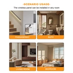 Single Color RF Wireless Full Touch Panel Dimmer