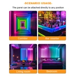 Wireless panel RGB water flow controller