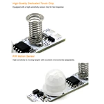 Built-in Integrated Dual-Mode Switch(Touch & Motion Sensing)
