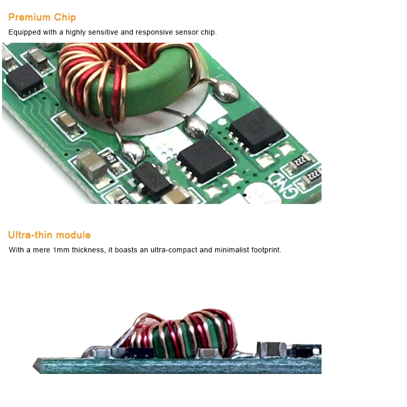 Built-in Double Color Touch Sensing Module