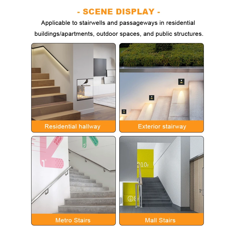 Human Body Sensor Step Stair Light(D10)