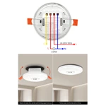 Embedded radar sensor switch