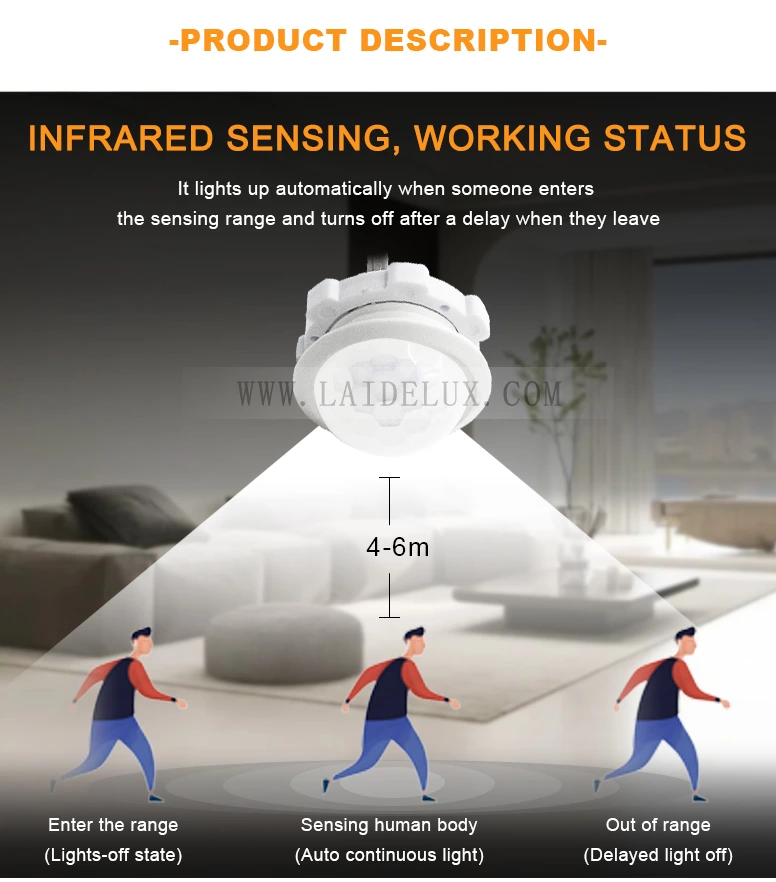 Human Body Detector Light Switch