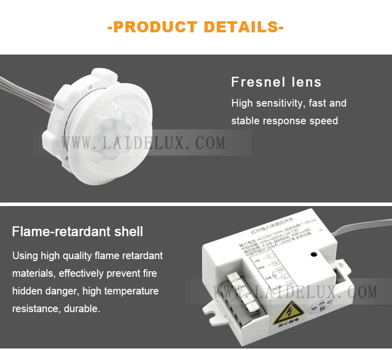 Human Body Detector Light Switch