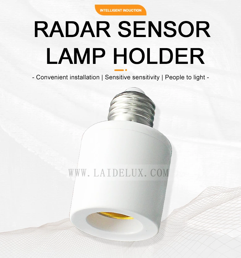 E27 Radar Sensing LED Lamp Base