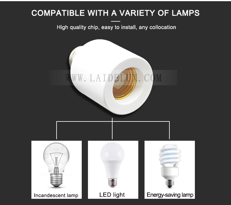 E27 Radar Sensing LED Lamp Base
