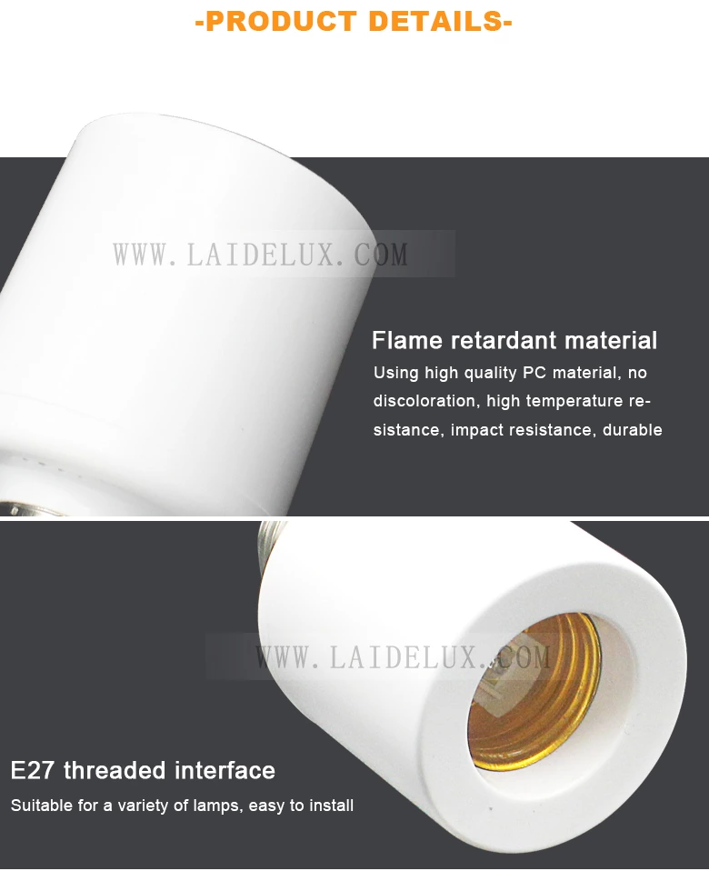 E27 Radar Sensing LED Lamp Base