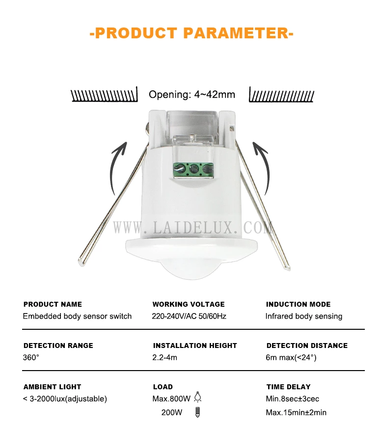 PIR Sensing Switch