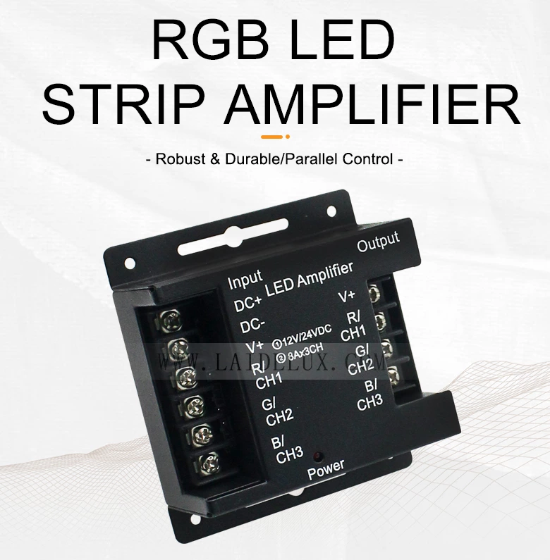 RGB Strip LED Amplifier Controller