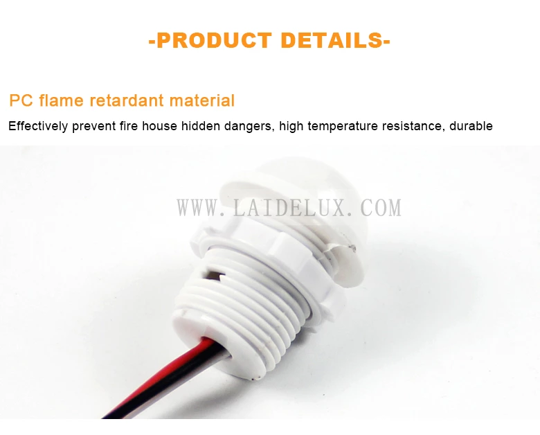 Automatic Light Sensor IR Detector Switch