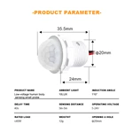 Automatic Light Sensor IR Detector Switch