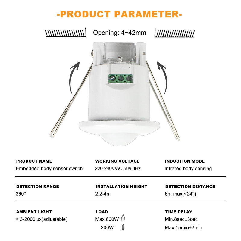 PIR Sensing Switch