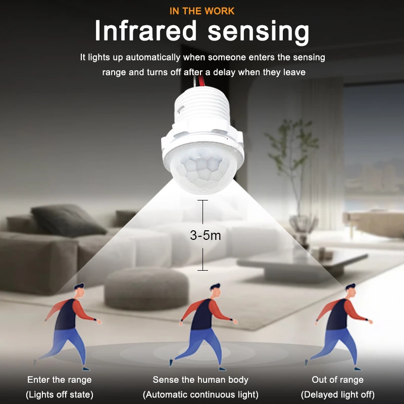 Automatic Light Sensor IR Detector Switch