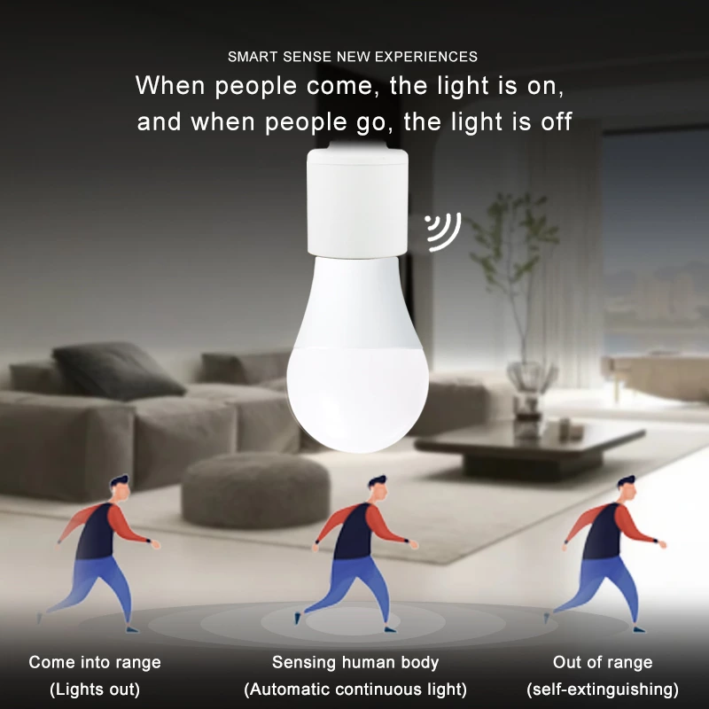 E27 Radar Sensing LED Lamp Base