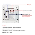 Human sensor panel switch