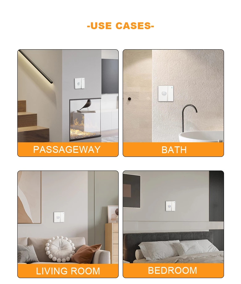 Human sensor panel switch