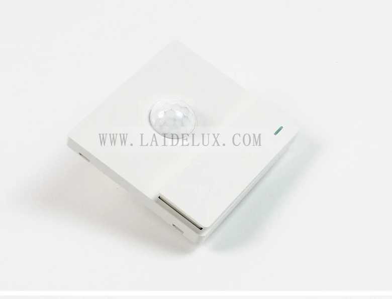 Human sensor panel switch