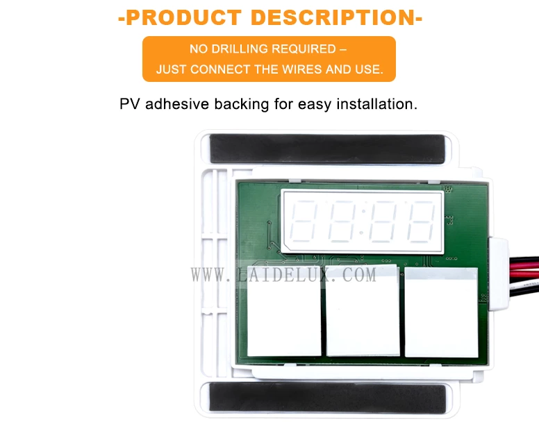 2-Button Single-Color Radar Mirror Switch