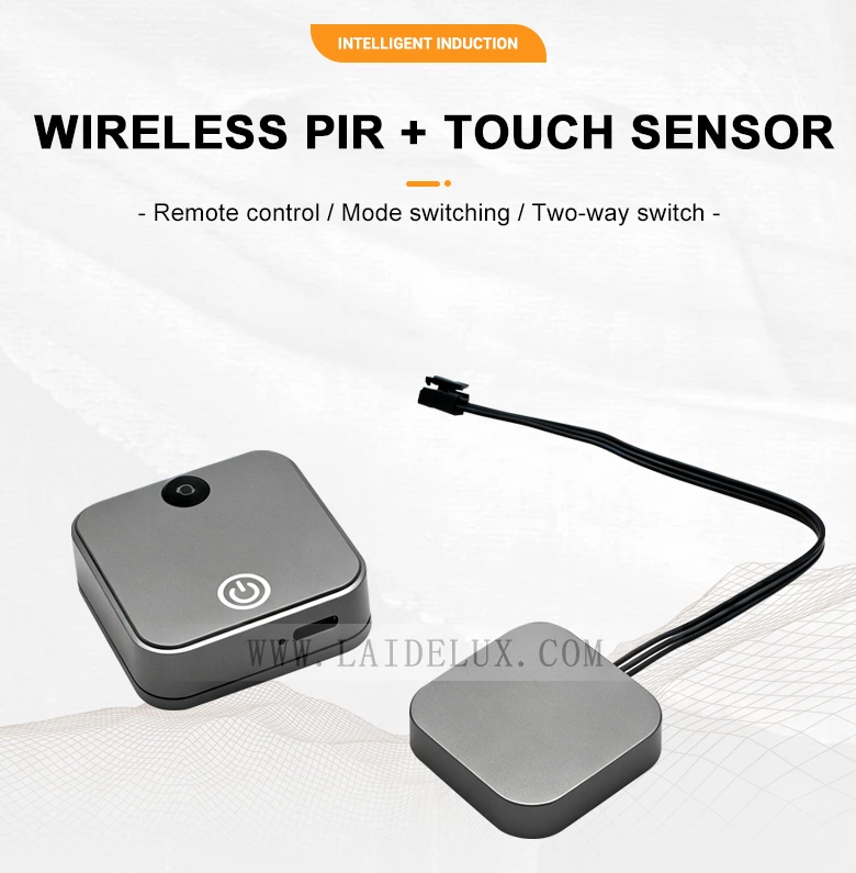 Wireless PIR + Touch Sensor Controller