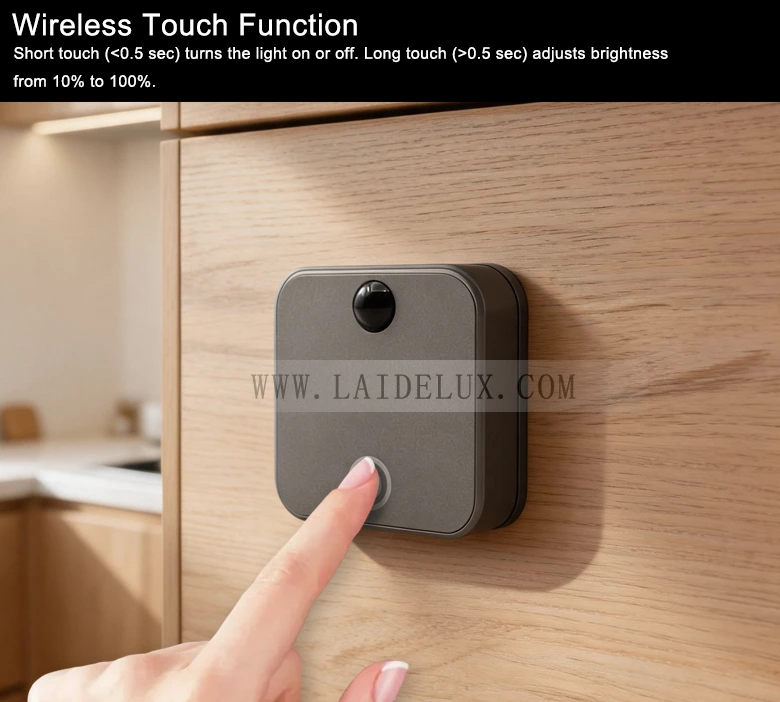 Wireless PIR + Touch Sensor Controller