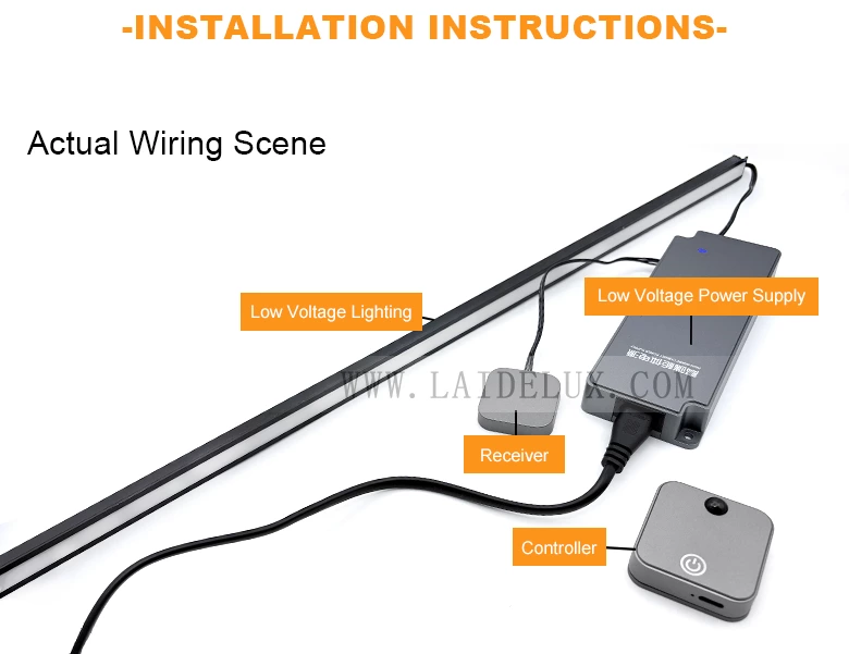 Wireless PIR + Touch Sensor Controller