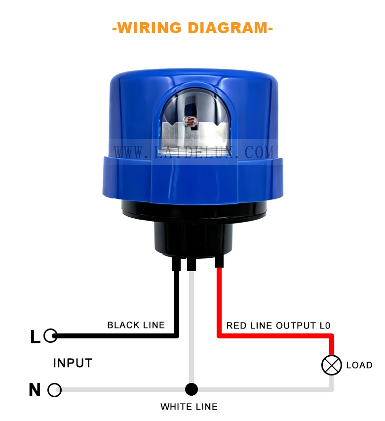 LED Outdoor Light Sensor Switch