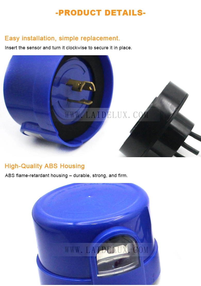 LED Outdoor Light Sensor Switch