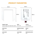 2-Button Single-Color Radar Mirror Switch