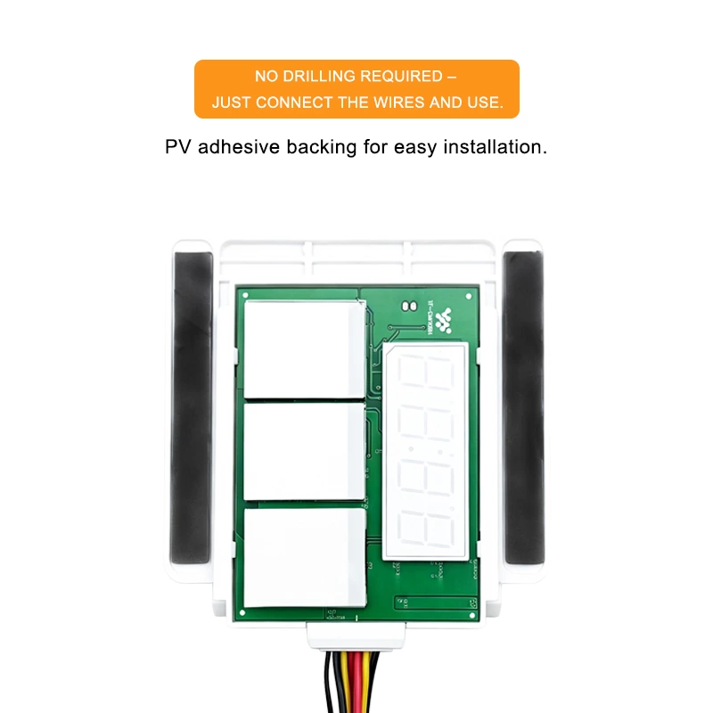 3-Button 3-Color Mirror Touch Switch
