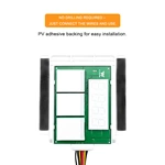 3-Button 3-Color Mirror Touch Switch