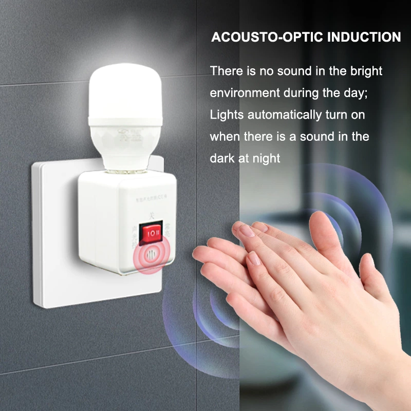 Human sensing plug lamp holder