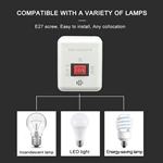 Human sensing plug lamp holder